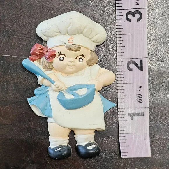 Campbell Soup Collectors Refrigerator Magnet Little Girl Spoon cooking - Picture 6 of 6